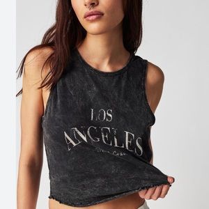 NWT $52 FREE PEOPLE LOS ANGELES TANK SIZE LARGE